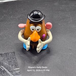 1998 Burger King Mr. Potato Head Wind-Up Toy – Works!